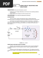 Module 4 - Series Circuit Resistance and Inductance