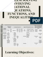 Problem Solving Involving Rational Equations, Functions