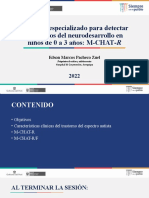 Tamizaje especializado para detectar trastornos del neurodesarrollo en niños de 0 a 3 años M-CHAT-R