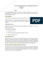 Unidad V - Obligación Tributaria Aduanera Hecho Generador de La Obligación Tributaria Aduanera