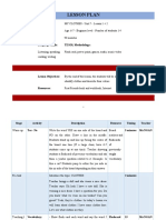 LESSON PLAN - My Clothes - Unit 7 - L1.2