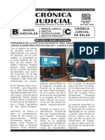 Crónica Judicial Miércoles 11 de Enero Del 2023