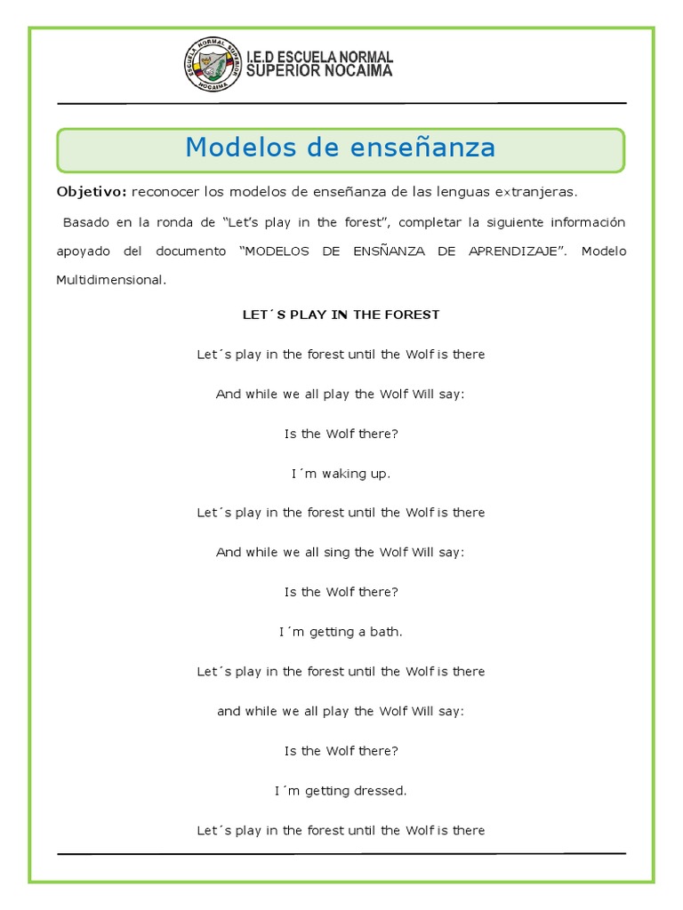 Actividad Numero Tres Modelos de Enseñanza | PDF | Arte