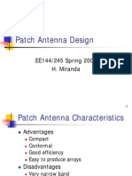 Patch Antenna Design