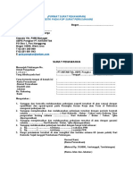 Format Surat Penawaran