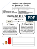 Guía de Estudio y Actividades U1 - 4° - Básico