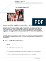 Educa Panama Mi Portal Educativo - Deberes y Derechos de Ninos y Ninas II - 2016-01-07