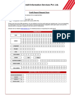 Equifax India Credit Report Request Form