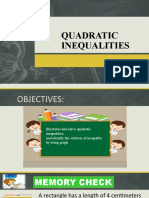 5 Quadratic Inequalities 5a