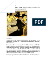 Comentario artístico de Divan Japonais de Toulouse-Lautrec