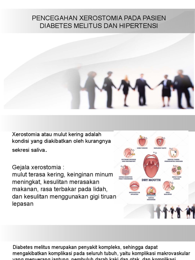Pencegahan Xerostomia pada Diabetes dan Hipertensi | PDF | Kesehatan ...