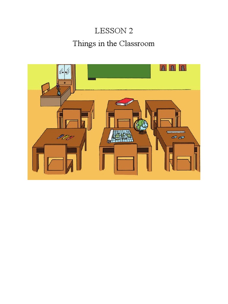 Kd 2 things in the classroom pdf