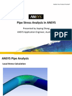 Pipe Stress Analysis in ANSYS