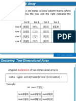 Two-Dimensional Array (1)