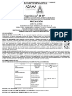 Cuprimicin 20 SP Panfleto