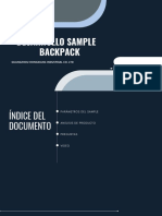 Desarrollo Sample Backpack