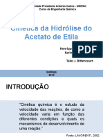 Cinetica Da Hidrolise Do Acetato de Etila