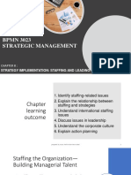 CH 8 - Strategy Implementation - Staffing and Leading