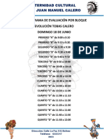 Cronograma Examen