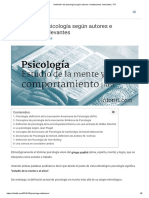 Definición de Psicología Según Autores e Instituciones Relevantes - TiTi