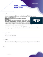 Product Sheet - Enterococcus Faecalis (Andrewes and Horder) Schleifer and Kilpper-Balz