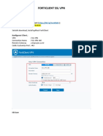 Cara Setup VPN-SSL FortiClient