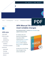 Notes - APA Manual 7th Edition