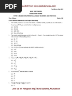 CA Foundation Math LR Stats Q MTP 2 June 2023