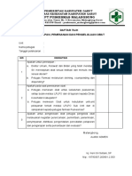 Daftar Tilik Peresepan, Pemesanan Dan Pengelolaan Obat