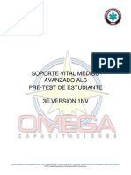 AMLS 3E ALS Pre Test Estudiante (Español) Omega Capacitaciones
