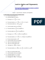 Solutions Manual To Accompany A Graphical Approach To Algebra and Trigonometry 5th Edition 9780321644725