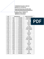 Jadwal Bilal Dan Imam Sholat Tarawih