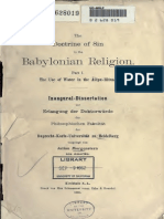 (1905) Morgenstern, Julian - The Doctrine of Sin in The Babylonian Religion Part 1-The Use of Water in The Asipu-Ritual (PHD Thesis, 1903)