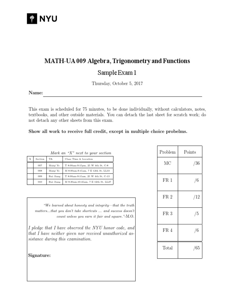 Atf sample exam 1b pdf function mathematics inequality