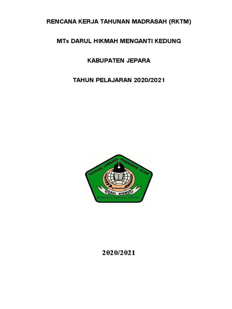 Rkt-Rkam MTS DH 20-21 | PDF | Karier & Perkembangan | Bisnis
