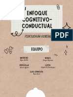 Presentación - Enfoque Cognitivo Conductual