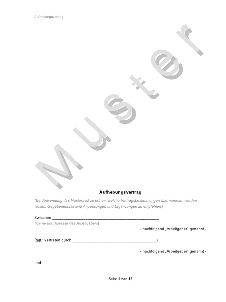 arbeitssuchend melden aufhebungsvertrag
