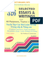 326 Selected Essays And Writings For All Purposes, Topics And Levels