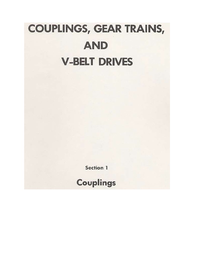 Couplings, Unit 1 PDF