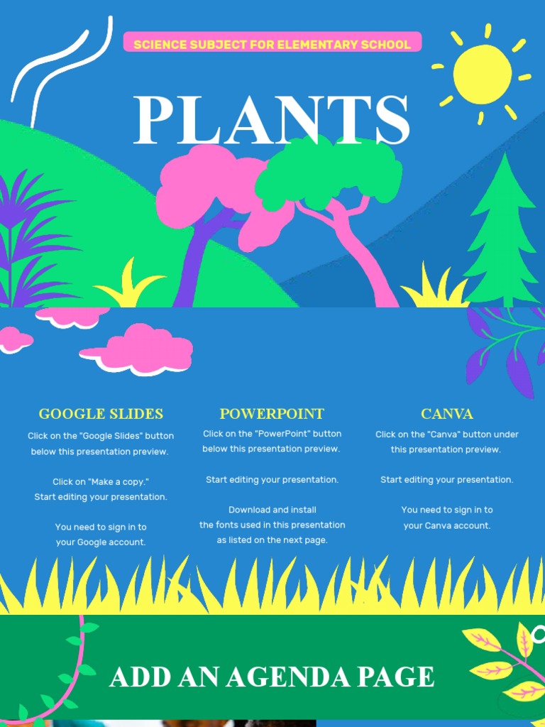 Free Plant Science Presentation Template | PDF | Mass Media | Communication