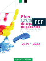 PLAN ESTRATEGICO SEGURIDAD PACIENTES de EXTREMADURA - 2019-2023