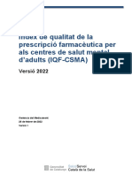 Index de Qualitat Prescripció Farmacèutica - CSMA - G. Medicament - 28022022
