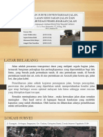 Kelompok 10 - Laporan Survei Inventarisasi Jalan, Penilaian Kerusakan Jalan Dan Rekomendasi Pemeliharaan Jalan