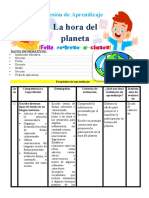 4° Sesiones Elaboramos El Afiche de La Tierra