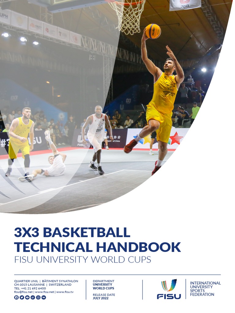 2022 FISU Technical Handbook 3x3 Basketball PDF Sports Entertainment