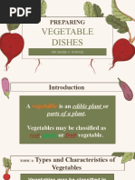 Preparing Vegetable Dishes