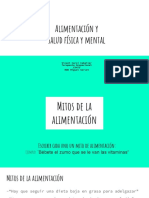 Alimentación y Salud Física y Mental