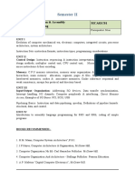 Course Structure Mca Second