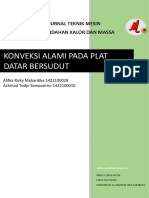 Konveksi Alami Pada Plat Datar Bersudut: Alifka Rizky Mahardika 1422100028 Achmad Tedjo Sampoerno 1422100010