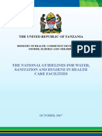 National Guidelines For Wash Services in Health Care Facilities Tanzania PDF
